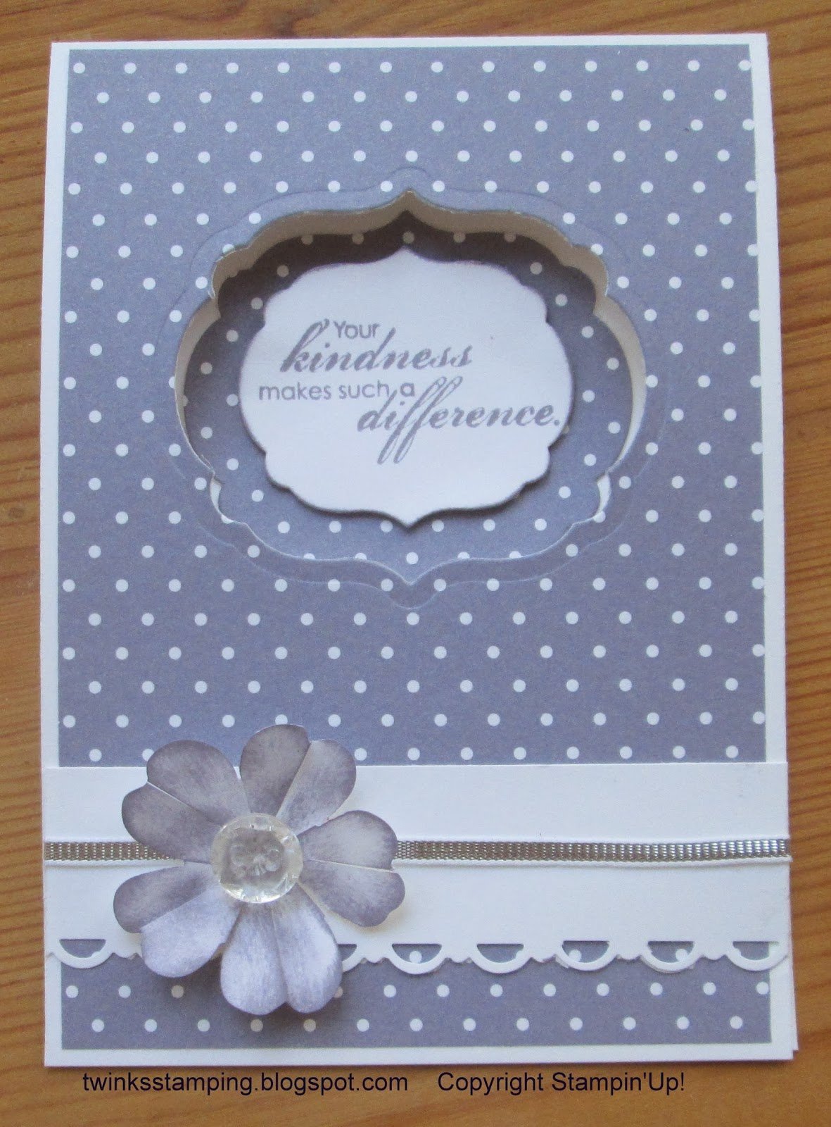 Your kindness makes such a difference