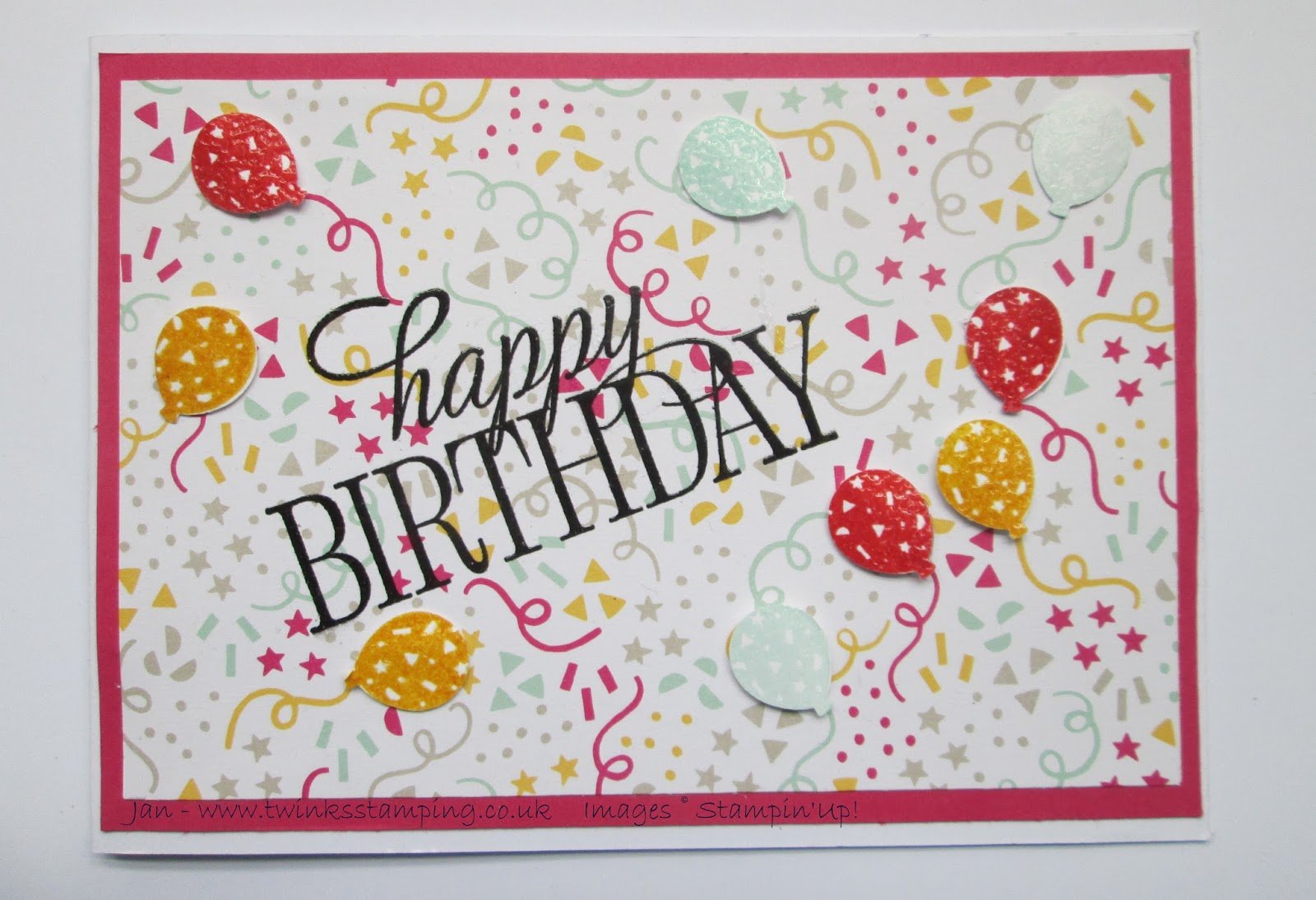 Happy Birthday – bold & bright!!