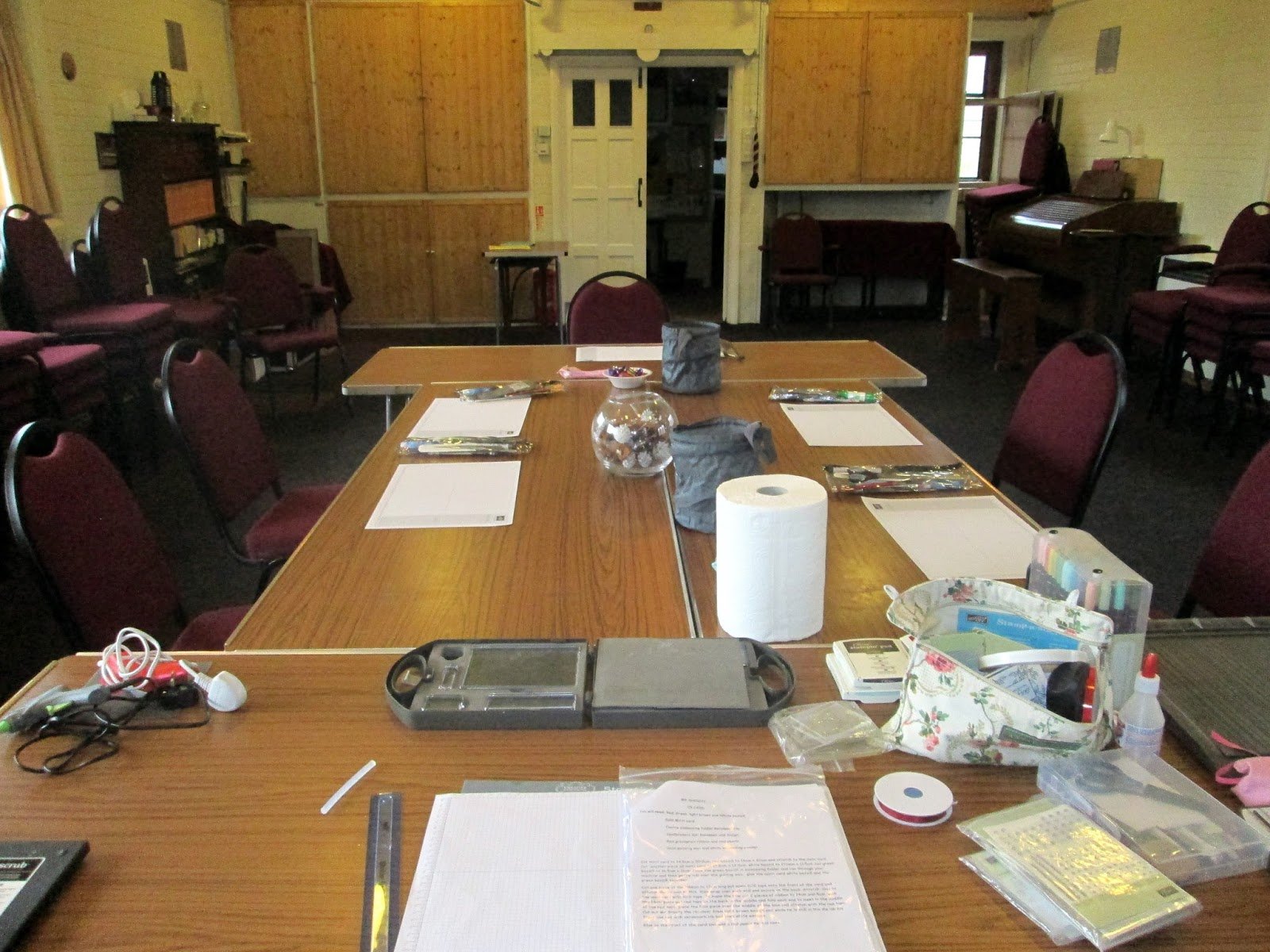 All day craft class -before we started