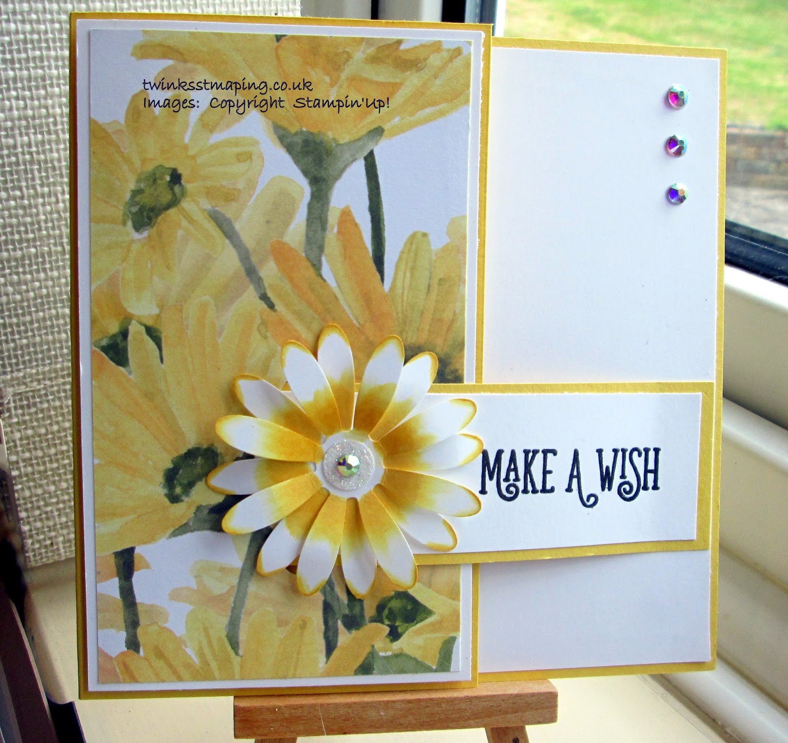 Daisy Buckle Card