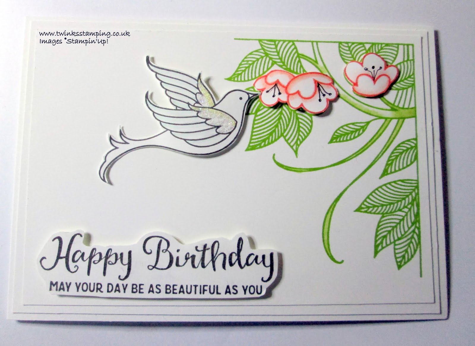 Serene Garden -Beautiful Day in Calypso Coral and Granny Apple Green