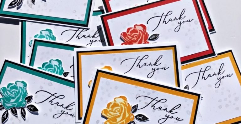 Thank You cards with Full instructions